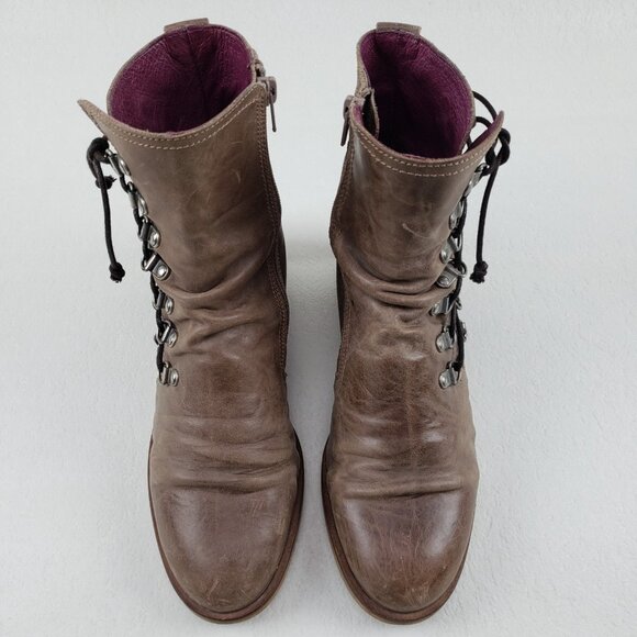 Mala Vita MTNG Agatha Boot Womens 8.5-9 39 Brown Sundance Boho Moto Ankle Spain - Picture 5 of 14